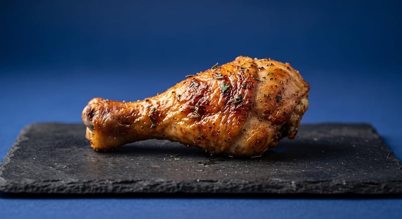 pilons de poulet rôti